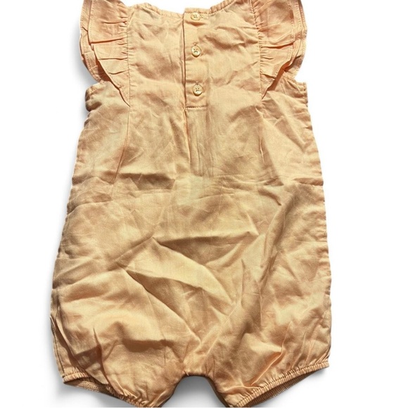 Carter's Orange Ruffled Jumpsuit - Picture 2 of 3